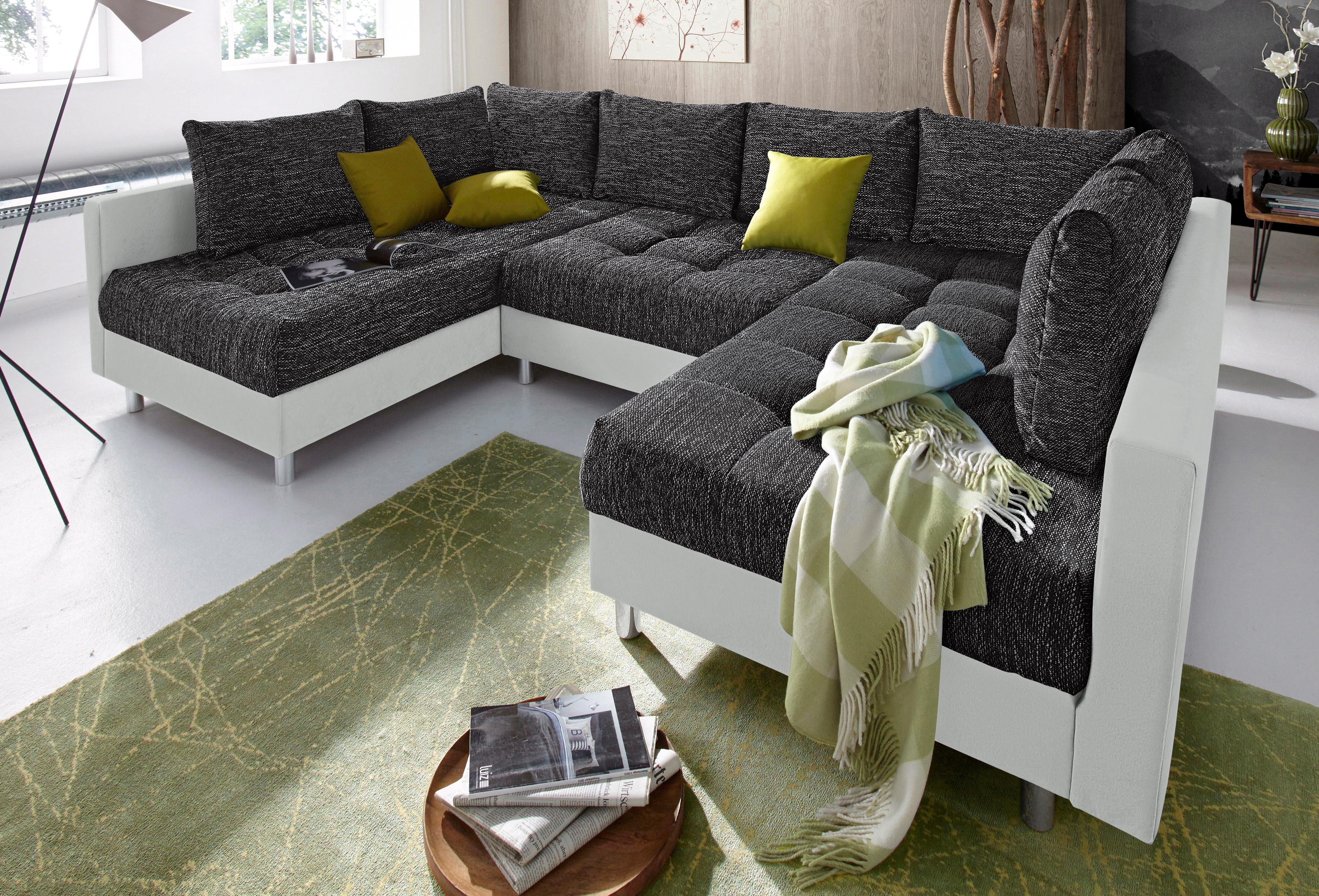 COLLECTION AB Wohnlandschaft "Antonia U-Form", mit Federkern und zusätzlich günstig online kaufen