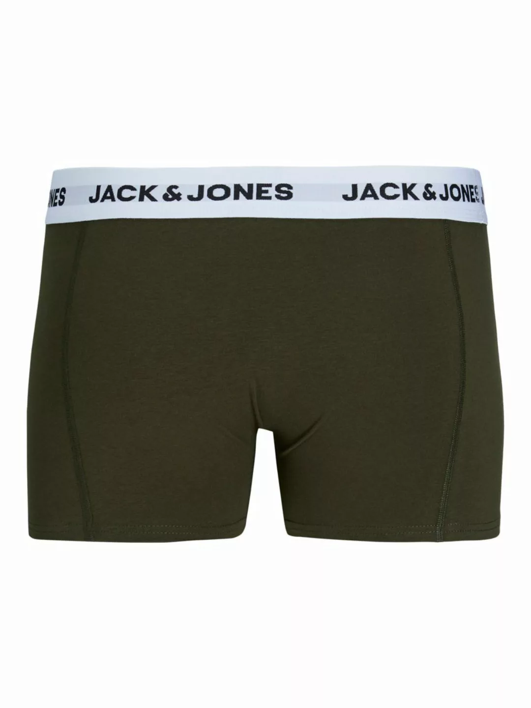 Jack & Jones 5-er Set Trunks Schwarz, Blau, Grün & Grau günstig online kaufen