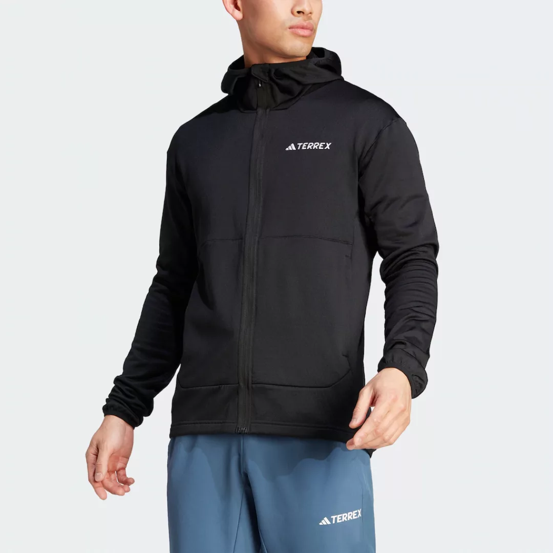 adidas TERREX Outdoorjacke TERREX XPERIOR LIGHT FLEECE HOODED günstig online kaufen