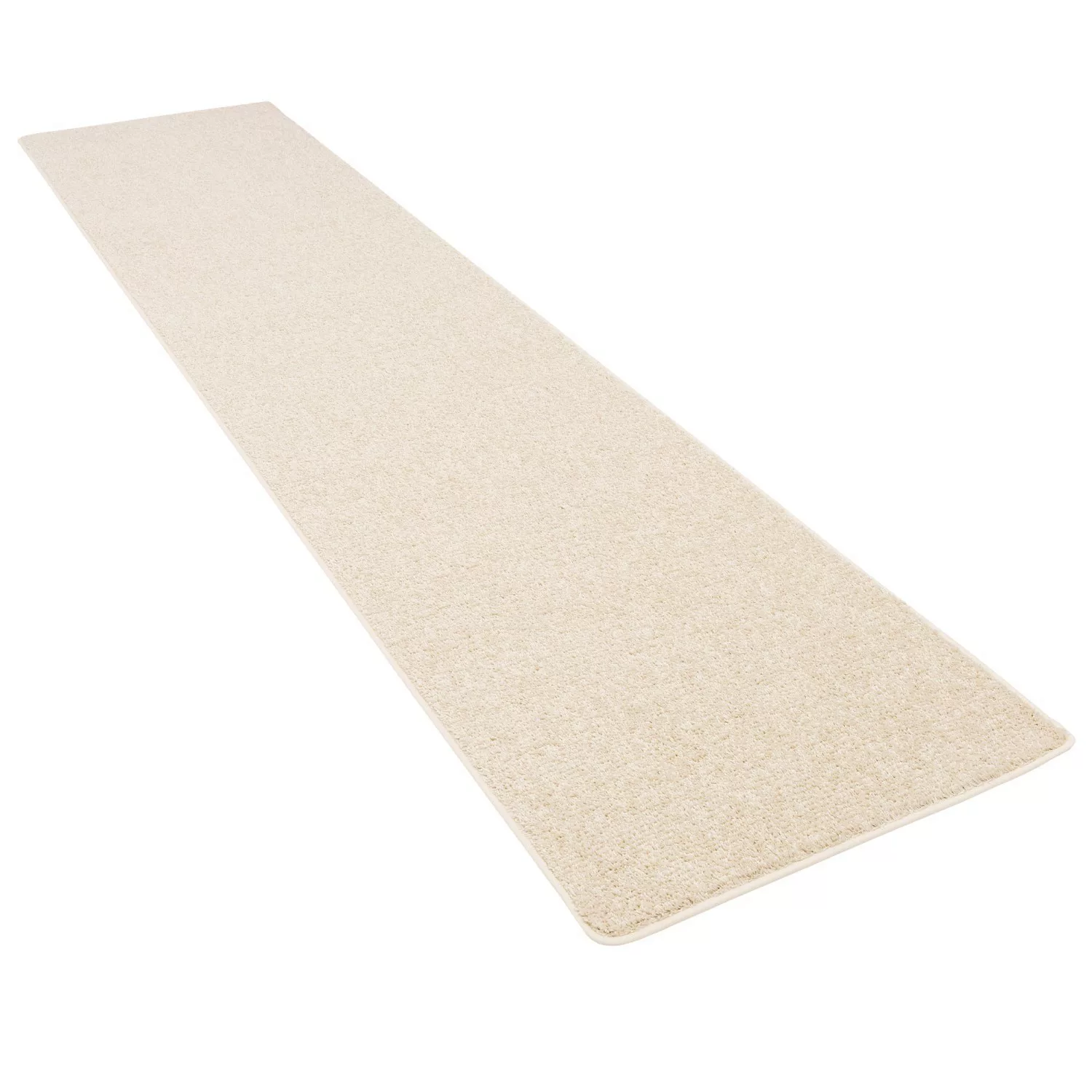 Snapstyle Hochflor Velours Teppich Läufer Mona Creme 80x240cm günstig online kaufen