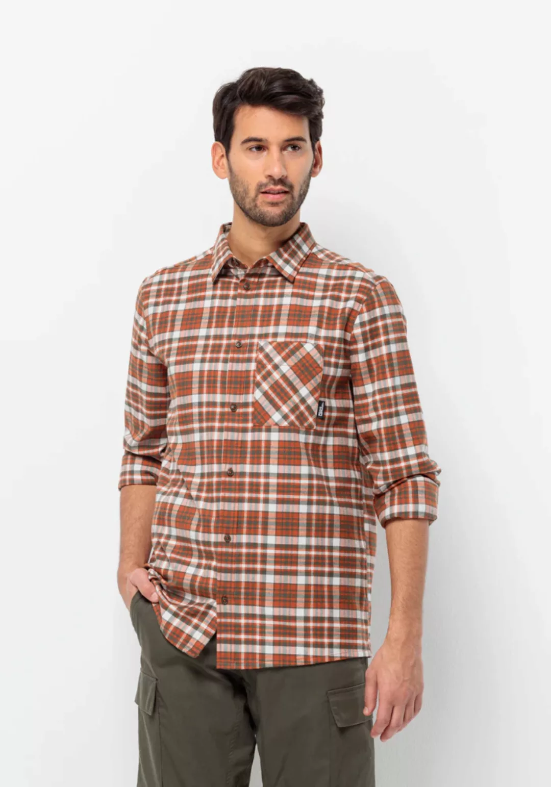 Jack Wolfskin Flanellhemd "BERGWEG SHIRT M" günstig online kaufen
