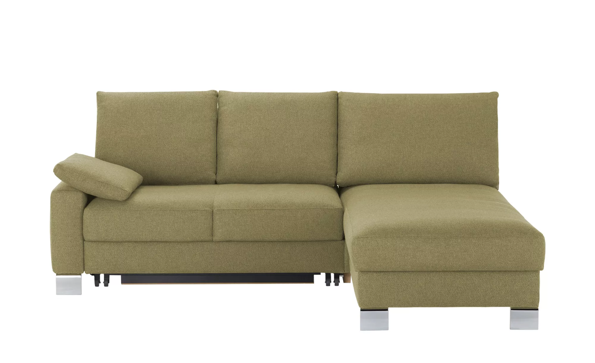 Ecksofa - grün - 218 cm - 90 cm - 180 cm - Polstermöbel > Sofas > Ecksofas günstig online kaufen