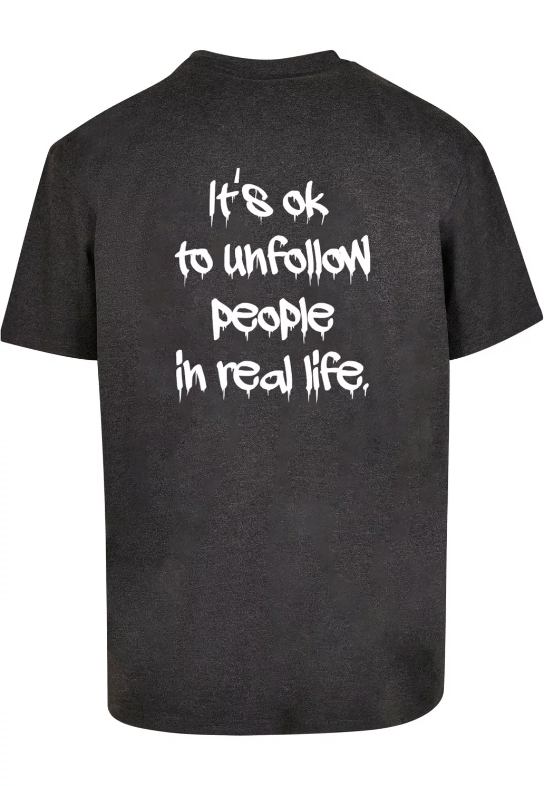 Merchcode T-Shirt "Merchcode Herren Unfollow Oversize Tee", (1 tlg.) günstig online kaufen