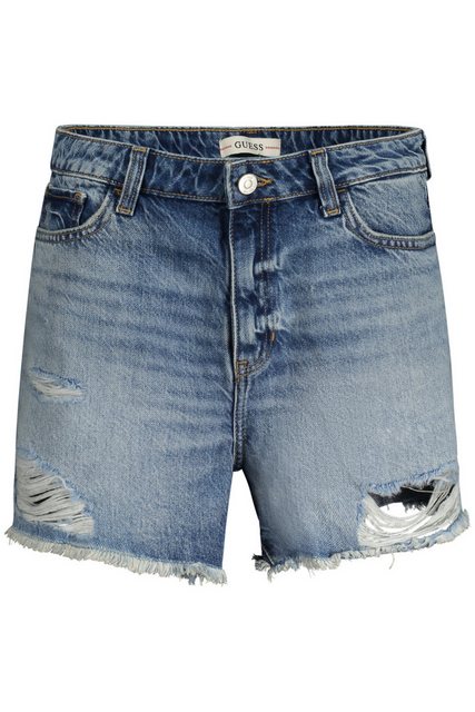 GUESS JEANS 2-in-1-Shorts Damen Jeansshorts Blau - Lässige 5-Taschen-Optik günstig online kaufen