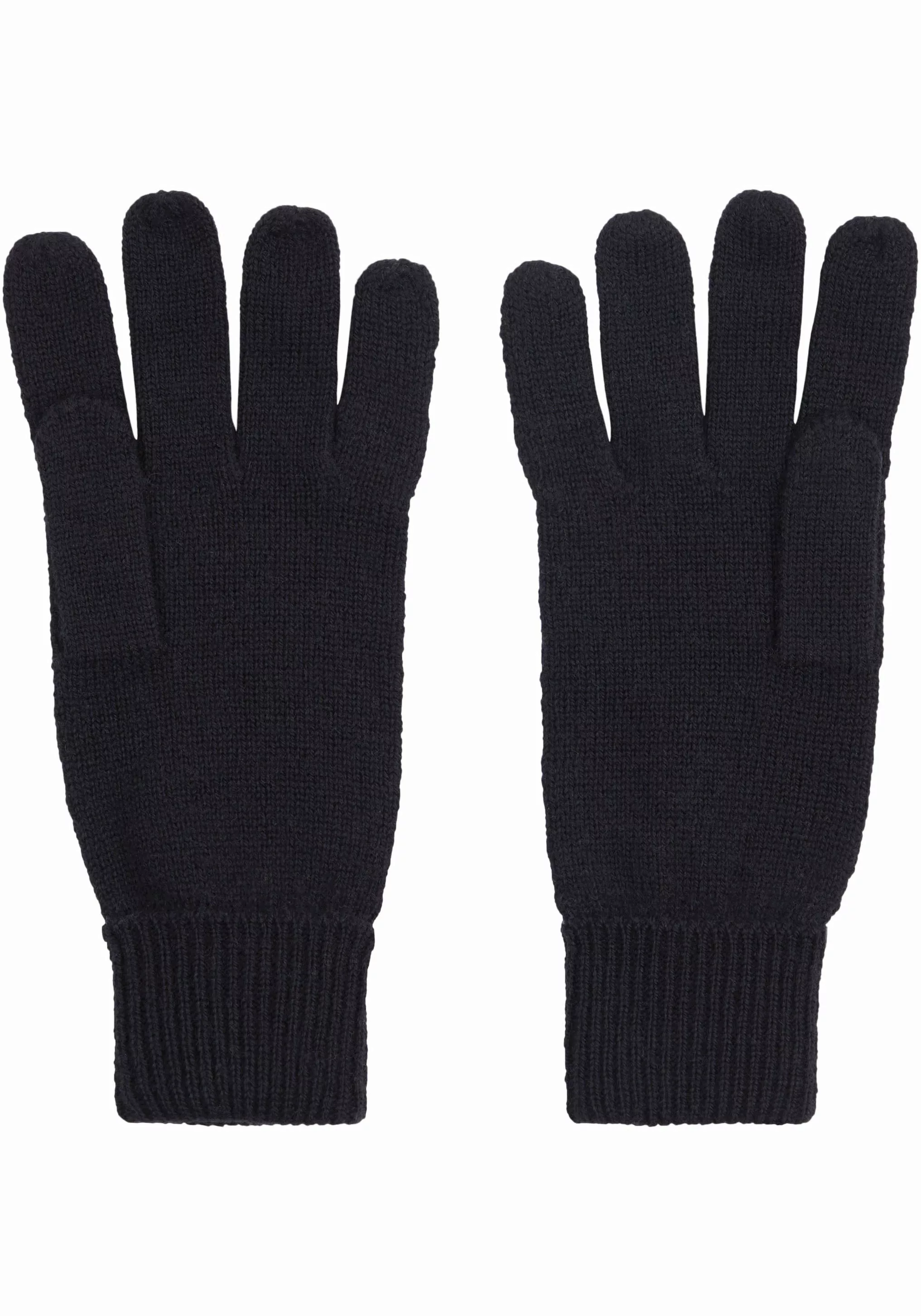 Calvin Klein Strickhandschuhe "CK METAL CHUNKY RIB GLOVES", mit Logozeichen günstig online kaufen