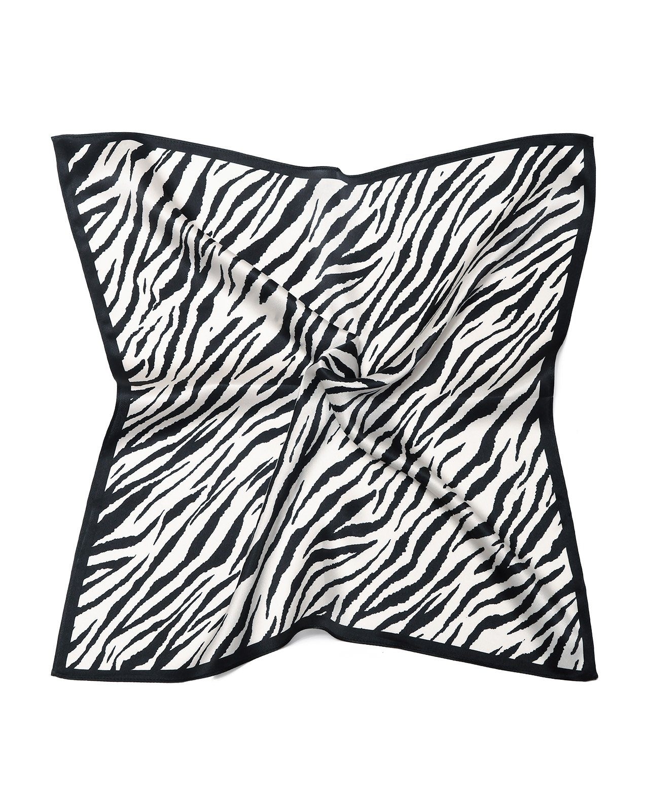 MayTree Seidentuch quadratisch,Zebra, 53x53 cm, Nickituch, günstig online kaufen