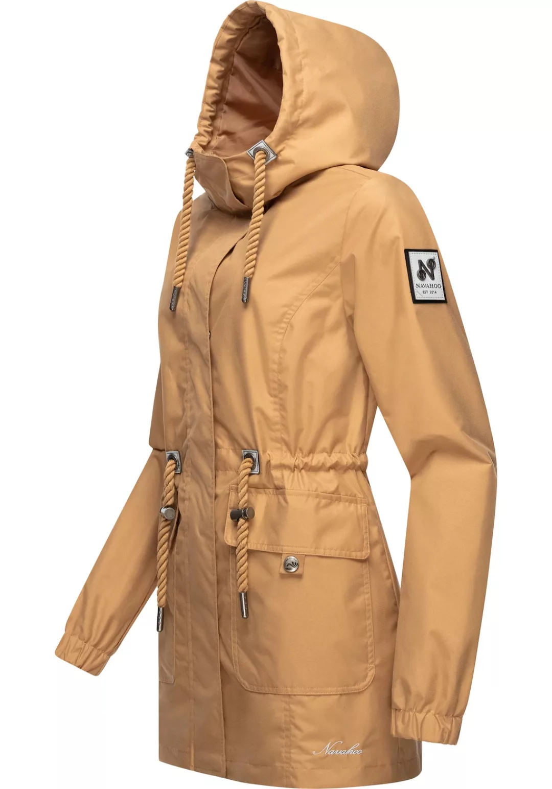 Navahoo Outdoorjacke "Neophee", mit Kapuze, Damen Übergangs Parka aus recyc günstig online kaufen