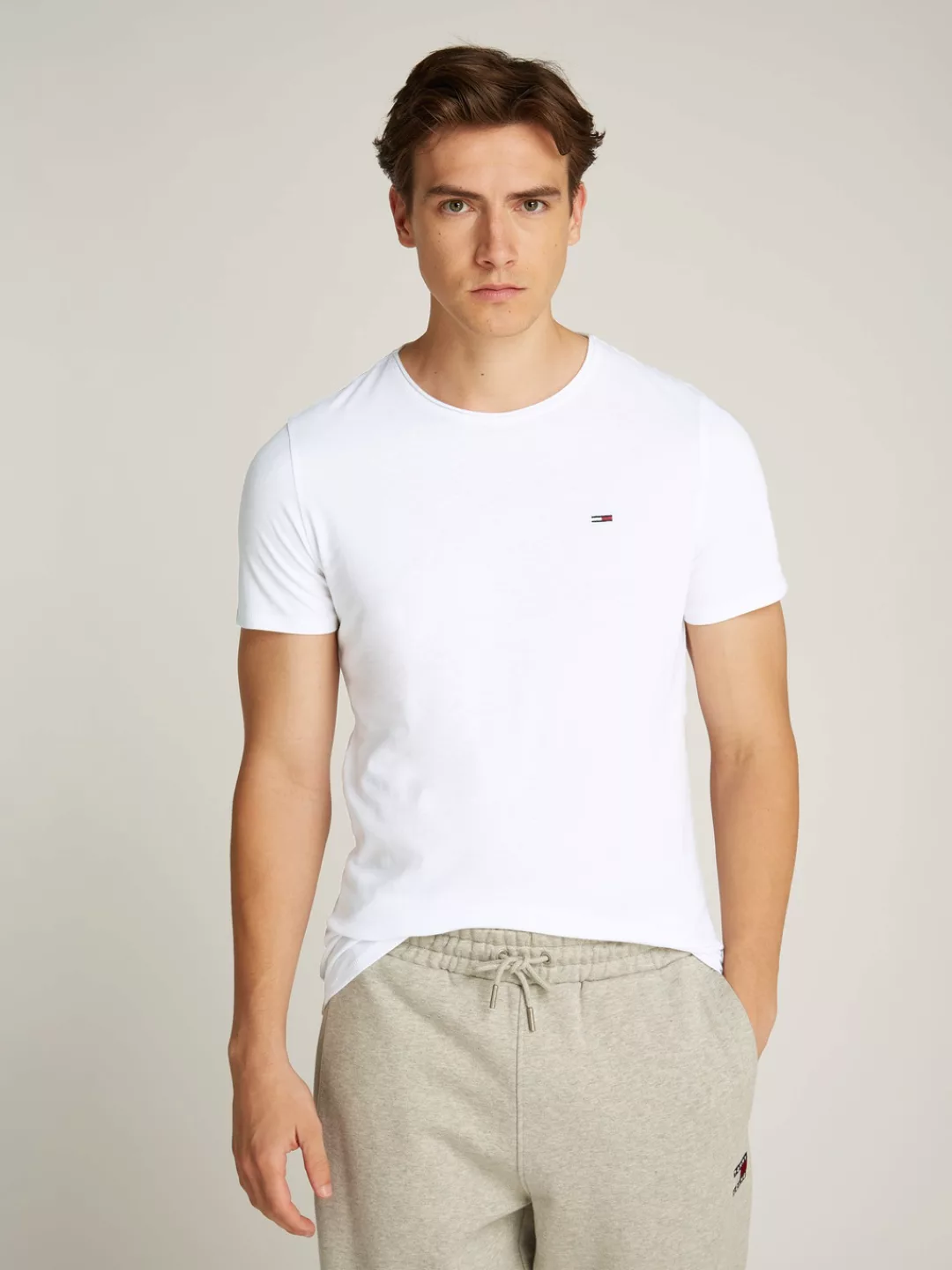 Tommy Jeans T-Shirt TJM XSLIM 2PACK JASPE (Packung, 2er-Pack) günstig online kaufen