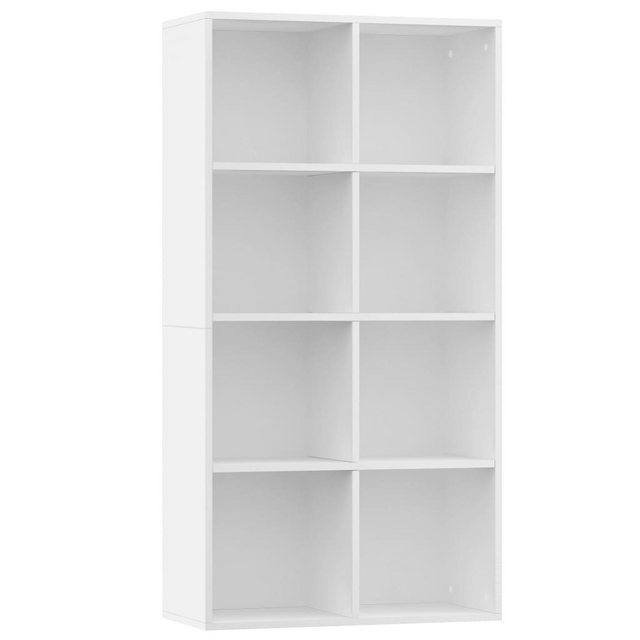 DOTMALL Bücherregal Bücherregal/Sideboard Weiß 66×30×130 cm Holzwerkstoff günstig online kaufen