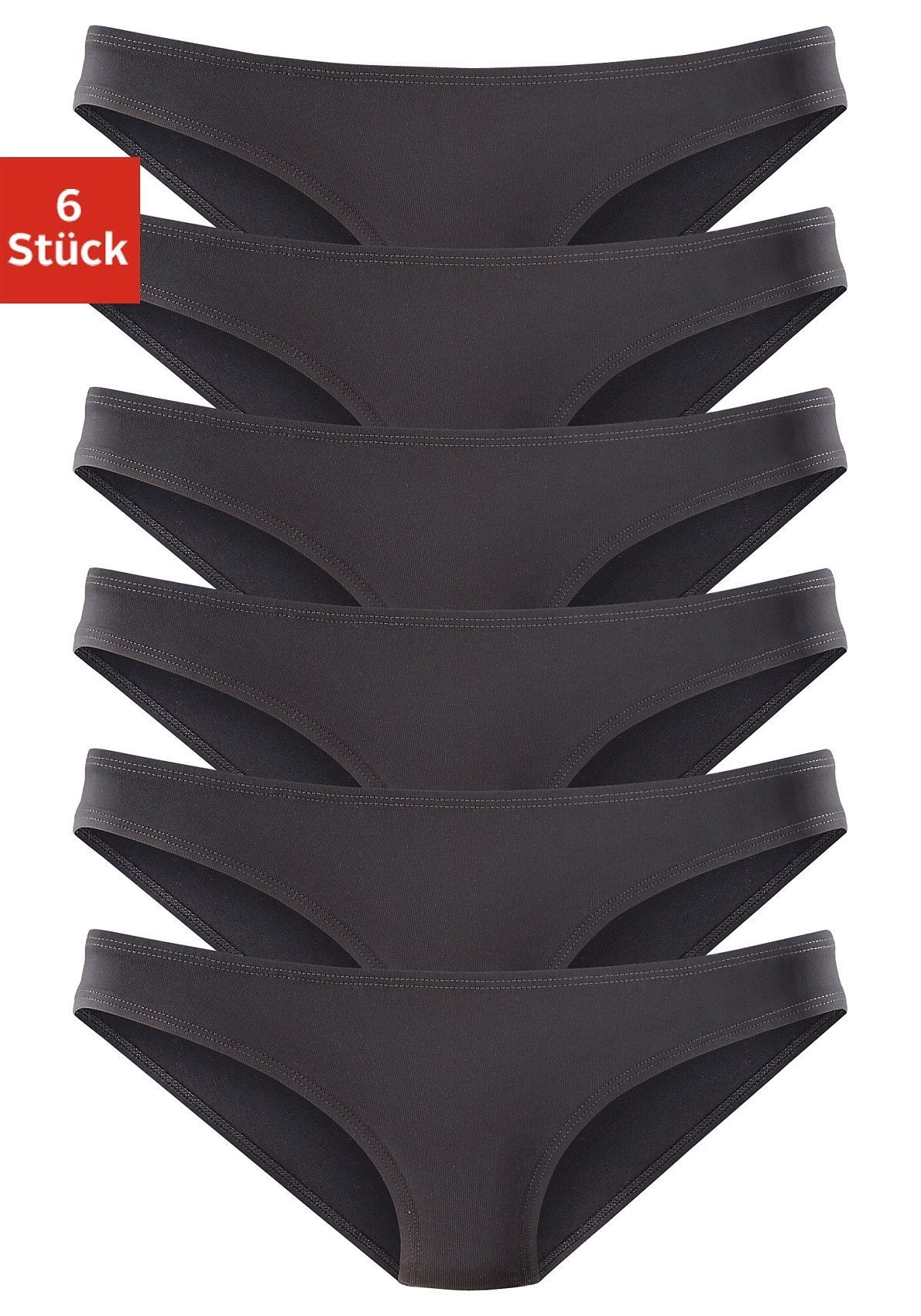 vivance active Bikinislip (6er-Pack) aus weicher günstig online kaufen