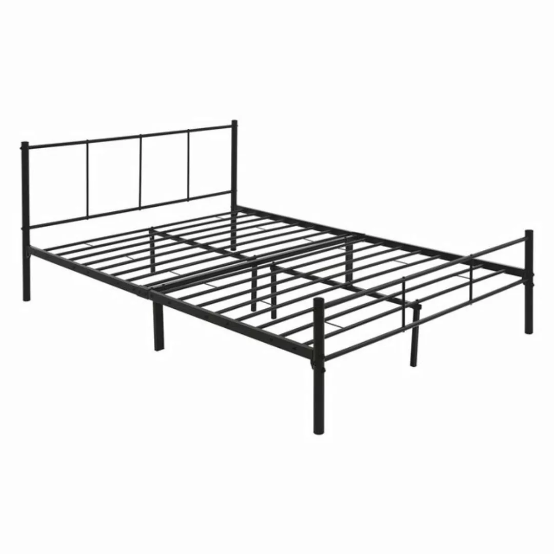 ML-DESIGN Metallbett Bett mit Kopfteil und Lattenrost robust auf Stahlrahme günstig online kaufen