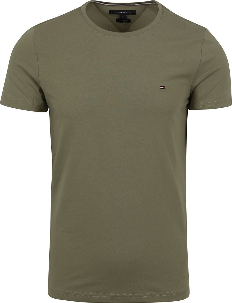 Tommy Hilfiger T-shirt Essential Army - Größe XL günstig online kaufen