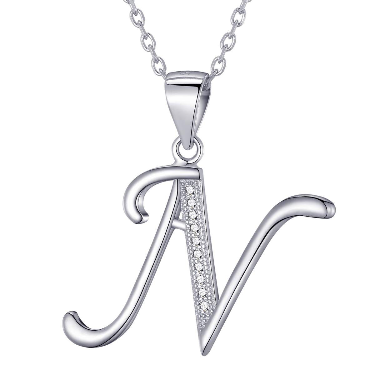 Morella Kette mit Anhänger Buchstabenkette Halskette günstig online kaufen