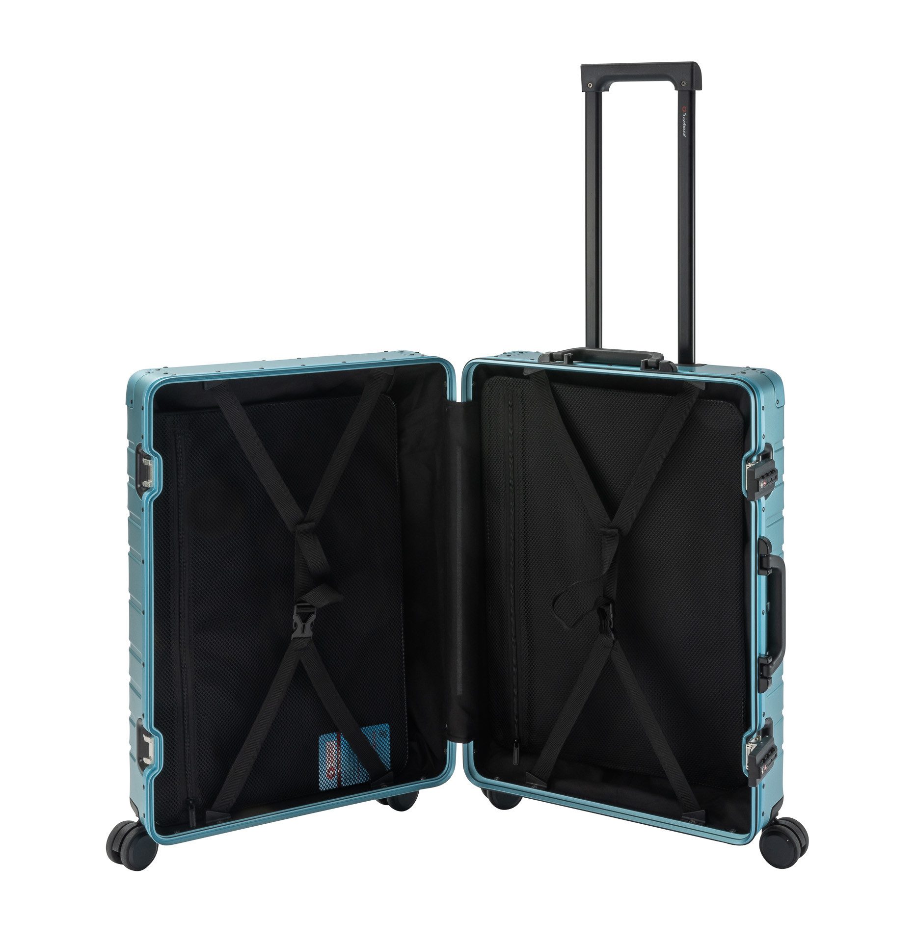 Travelhouse Hartschalen-Trolley Oslo, 4 Rollen, Aluminium günstig online kaufen