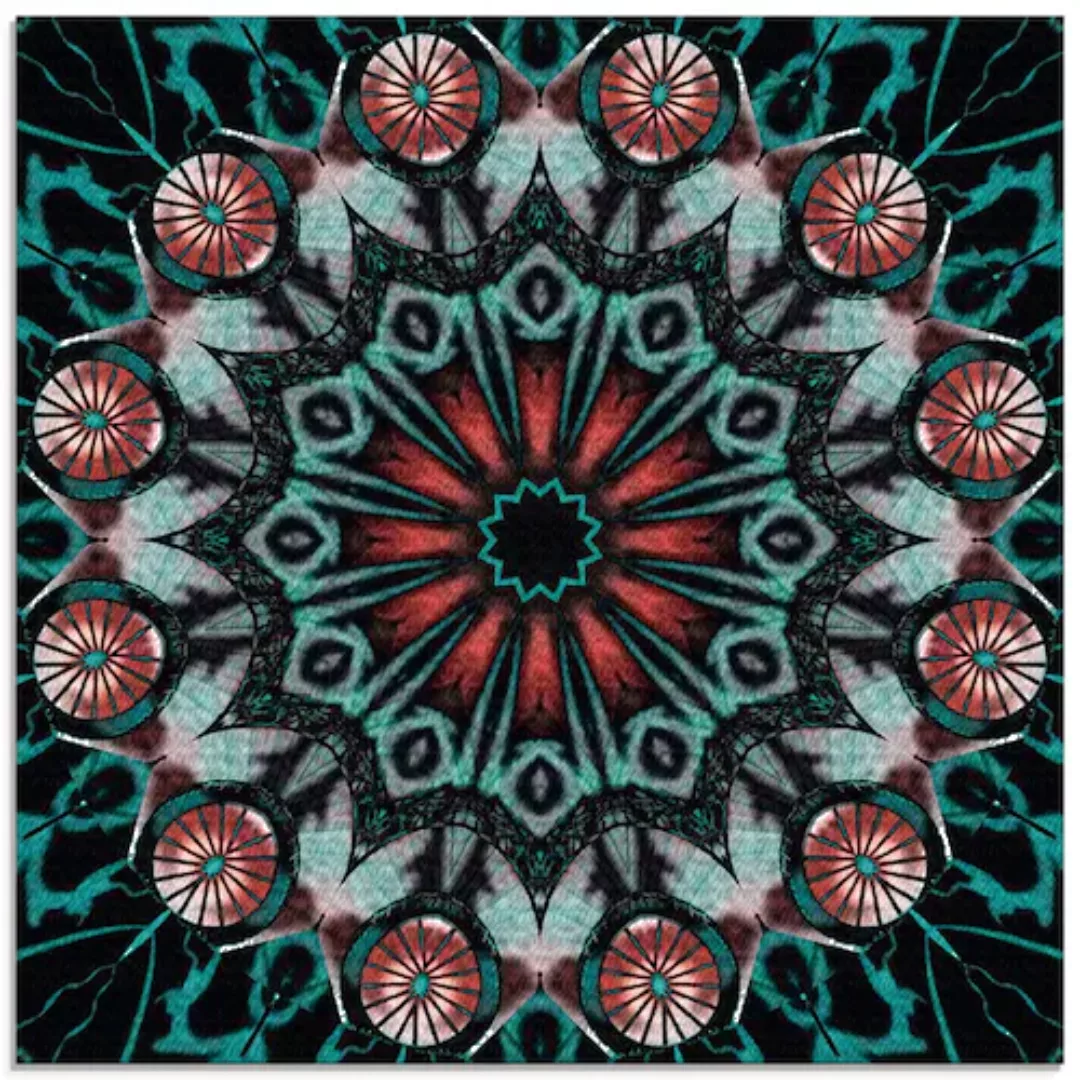 Artland Glasbild "Mandala Schutz des Kriegers", Muster, (1 St.), in verschi günstig online kaufen