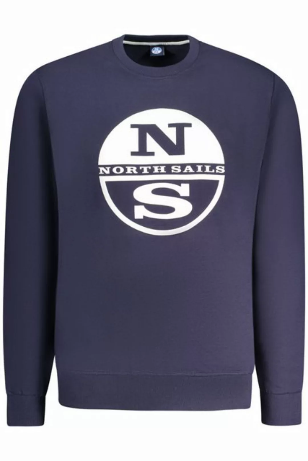 North Sails Sweatshirt Blaues Herren Sweatshirt ohne Reißverschluss mit günstig online kaufen