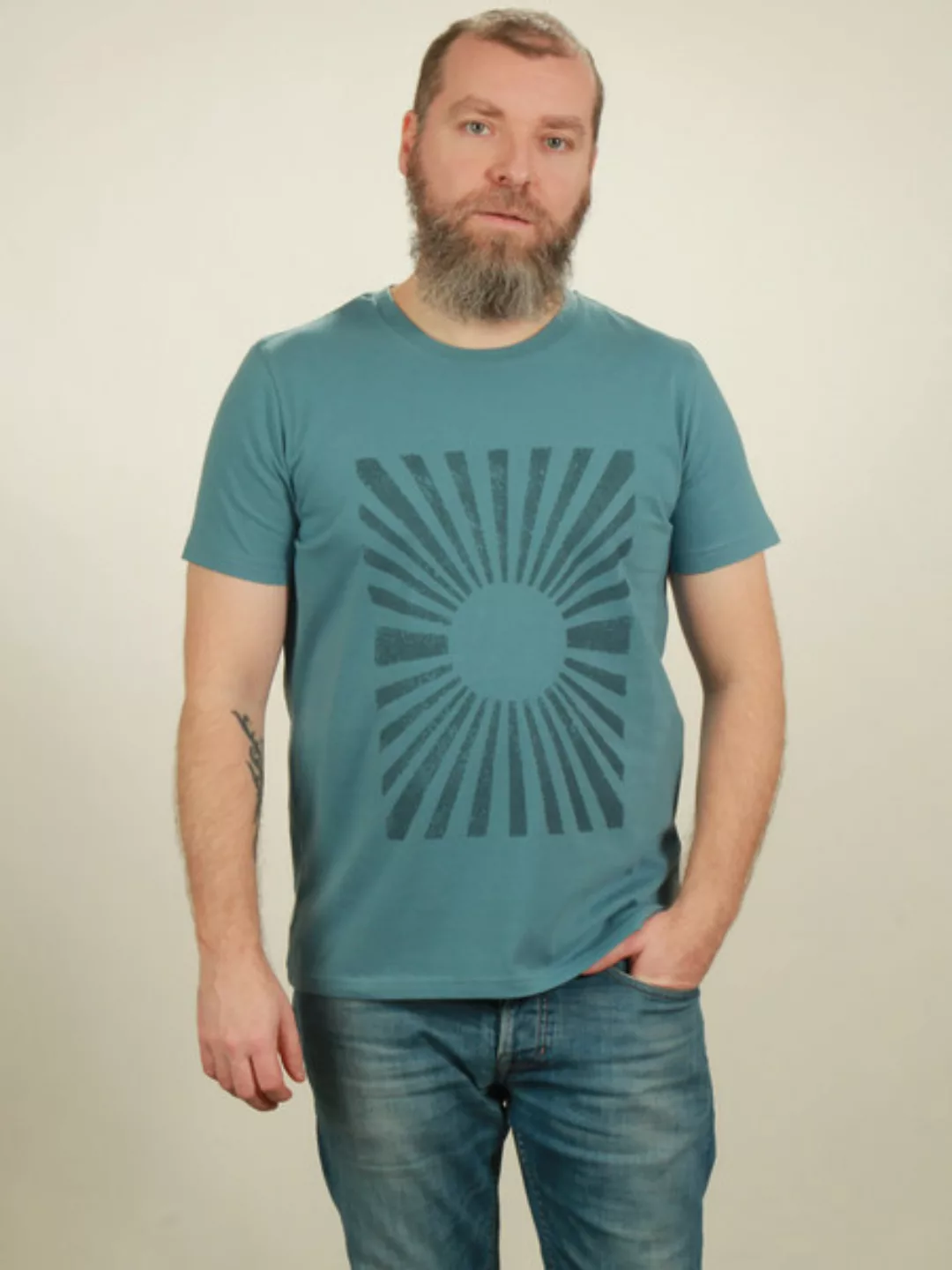 T-shirt Herren - Sun - Light Blue günstig online kaufen