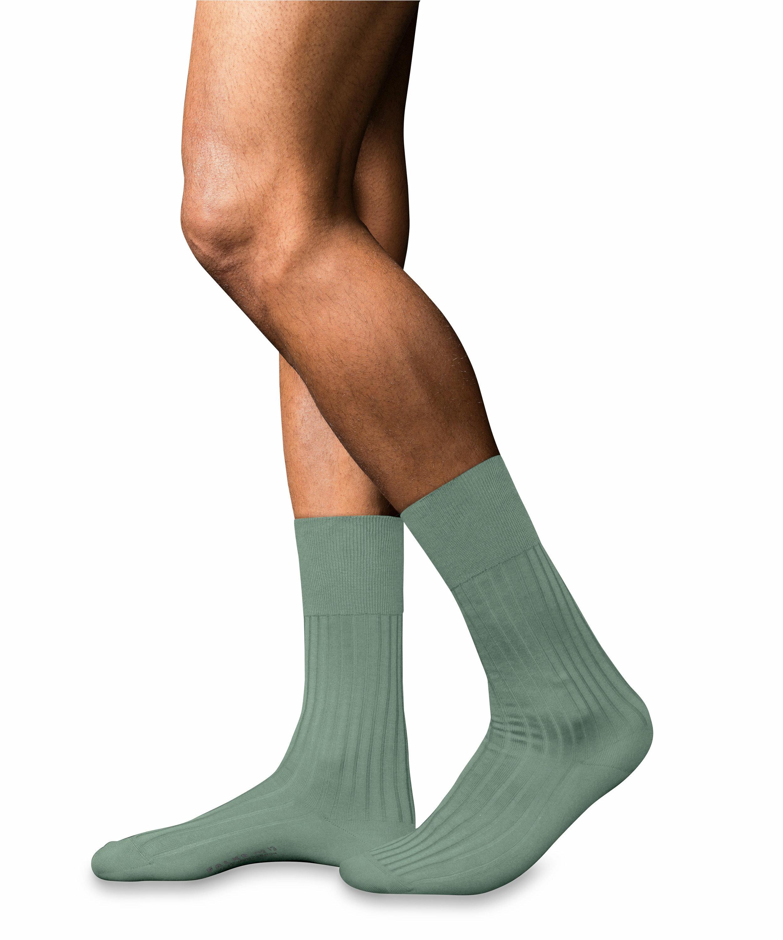 FALKE No. 13 Finest Piuma Cotton Gentlemen Socken, Herren, 39-40, Grün, Uni günstig online kaufen