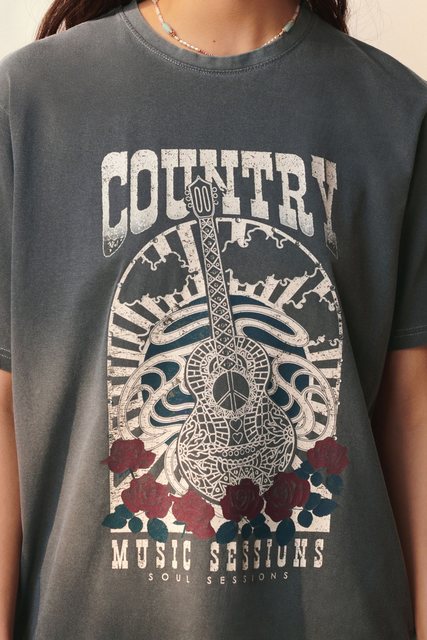 Next T-Shirt T-Shirt mit Grafik, Country Music Sessions (1-tlg) günstig online kaufen