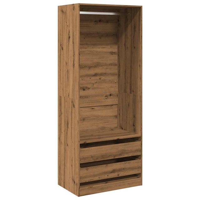 vidaXL Kleiderschrank Kleiderschrank Artisan-Eiche 80x50x200 cm Holzwerksto günstig online kaufen