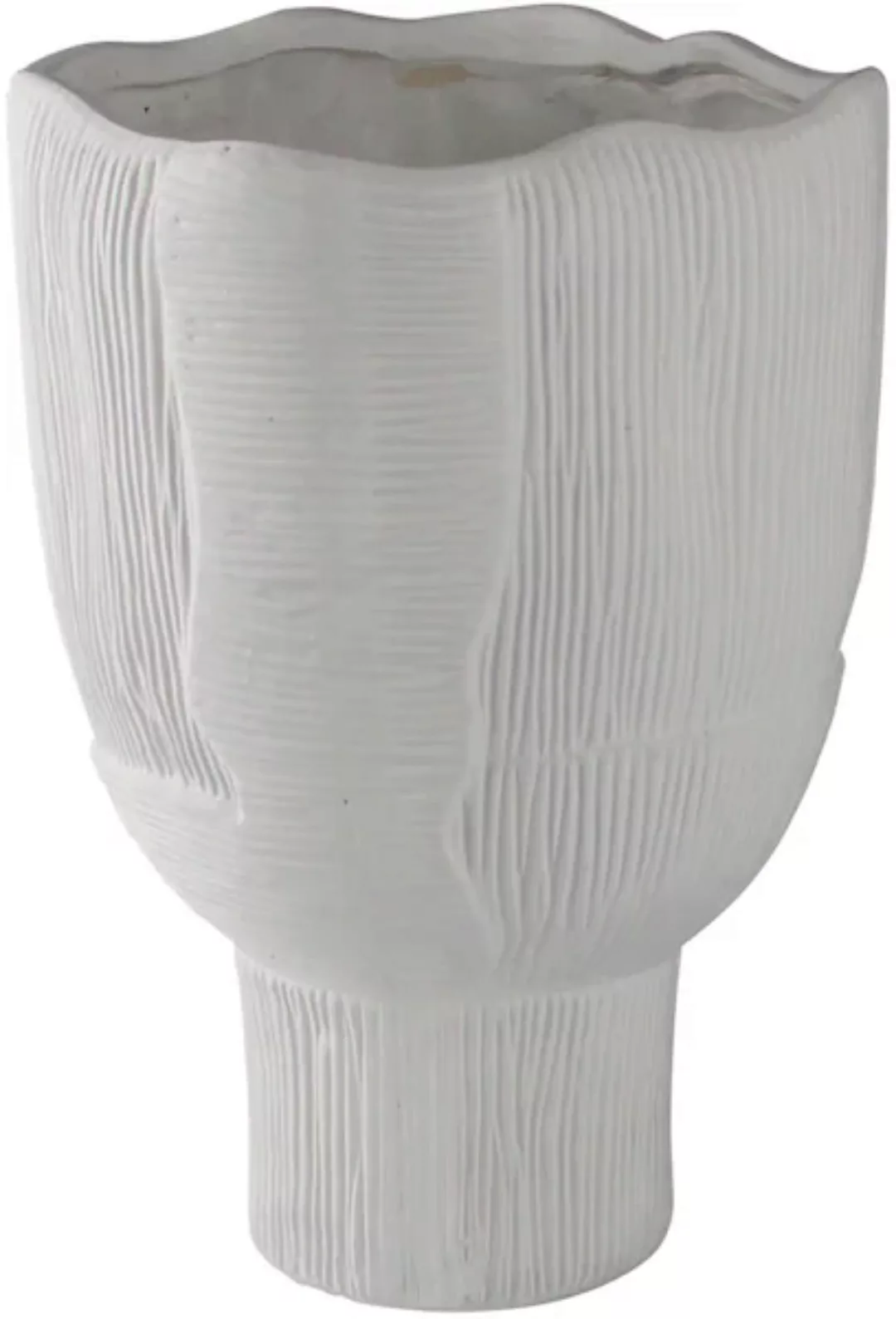 AM Design Dekovase »Blüte, Tischvase aus Keramik, Höhe ca. 35 cm«, (1 St.) günstig online kaufen