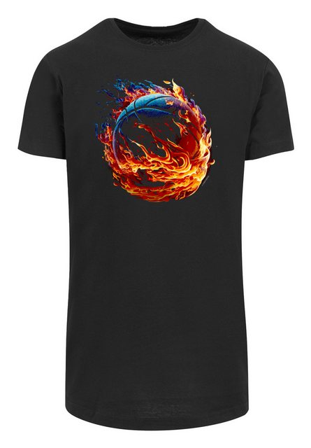 F4NT4STIC T-Shirt "Basketball On Fire Sport LONG", Print günstig online kaufen