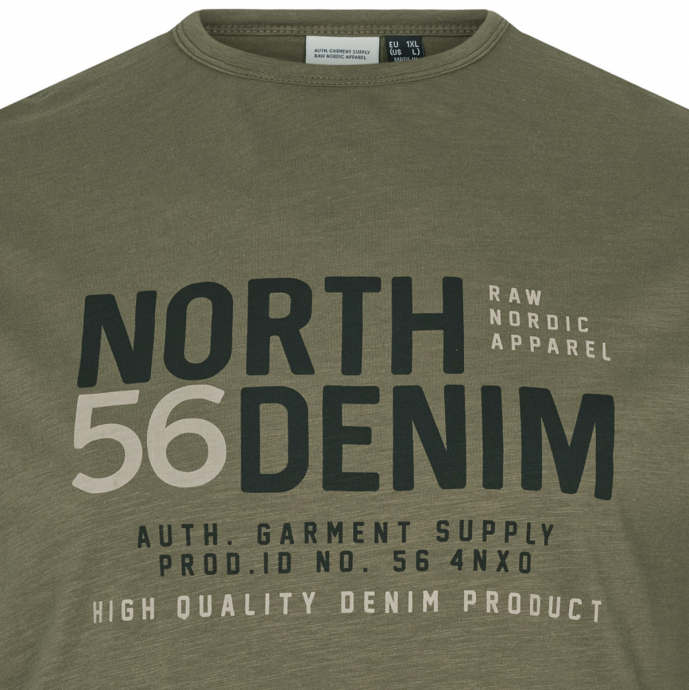 north 56 4 Rundhalsshirt Kurzarm T-Shirt von North 56Denim in Übergrößen bi günstig online kaufen