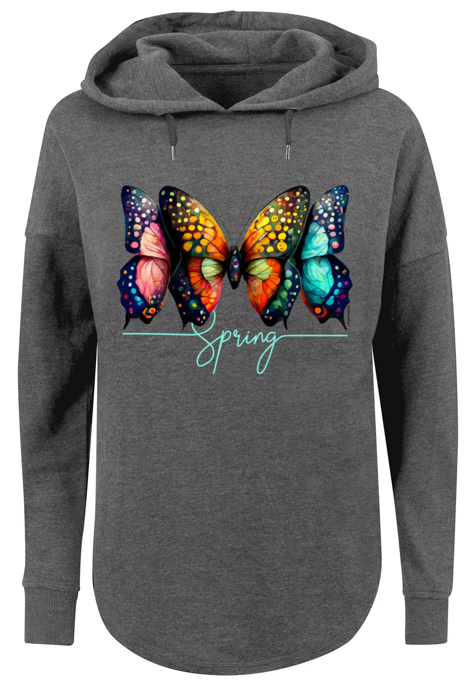 F4NT4STIC Kapuzenpullover "Schmetterling Illusion Oversize Hoodie", Print günstig online kaufen
