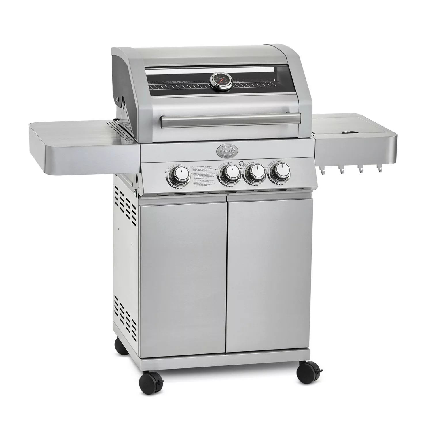 Rösle Gasgrill BBQ-Station Videro G3 mit 3 Brennern Edelstahl günstig online kaufen