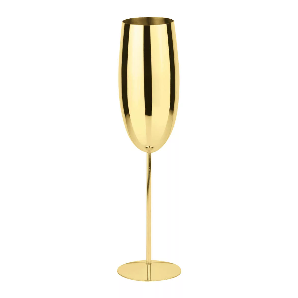 Sambonet Paderno Bar Utensils - Edelstahl / PVD Gold Champagnerkelch h: 25, günstig online kaufen