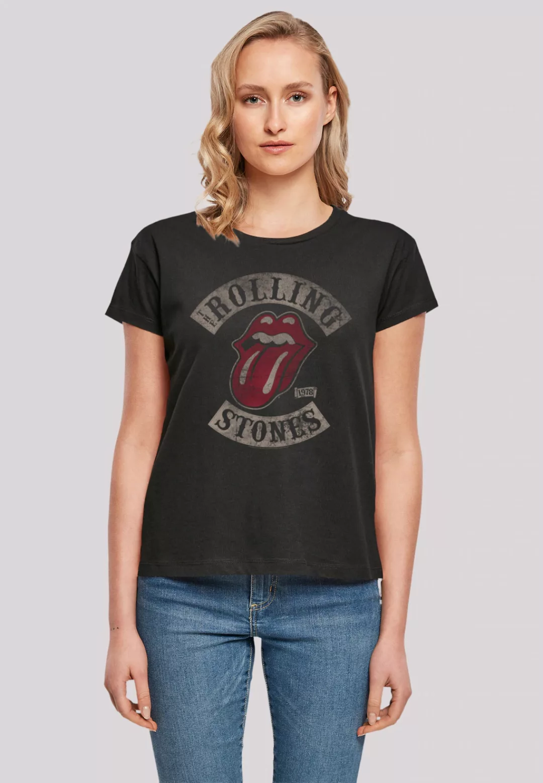 F4NT4STIC T-Shirt "The Rolling Stones Tour 78 Vector", Print günstig online kaufen