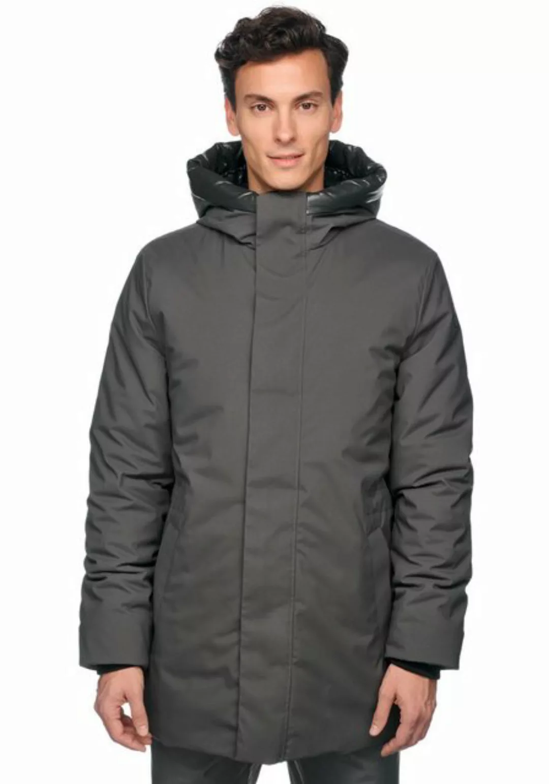 Geox Langjacke SPHERICA mit verdecktem Reißverschluss & Druckern, Leistenta günstig online kaufen