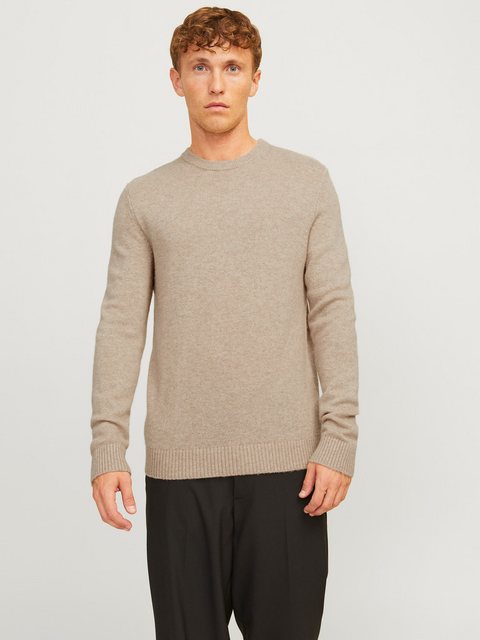 Jack & Jones Rundhalspullover JPRCCLAMBSWOOL KNIT CREW NECK LN günstig online kaufen