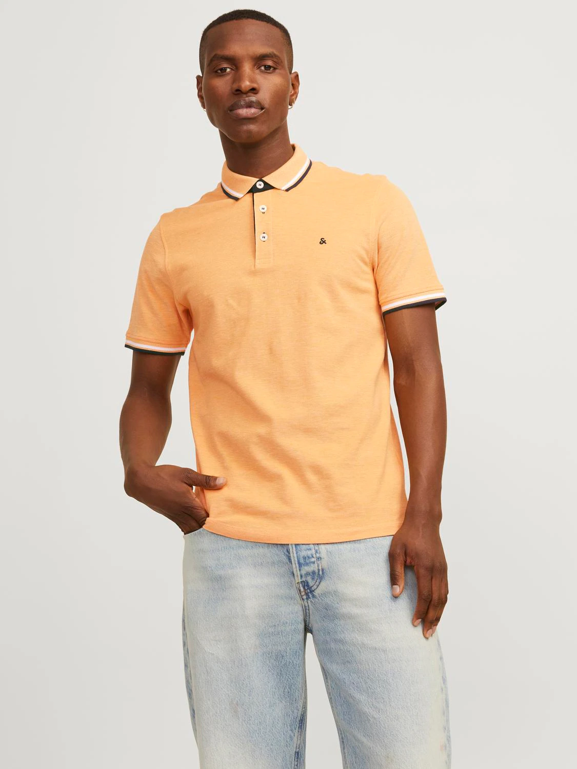 Jack & Jones Poloshirt "JJEPAULOS POLO SS NOOS", mit Logo Stickerei günstig online kaufen