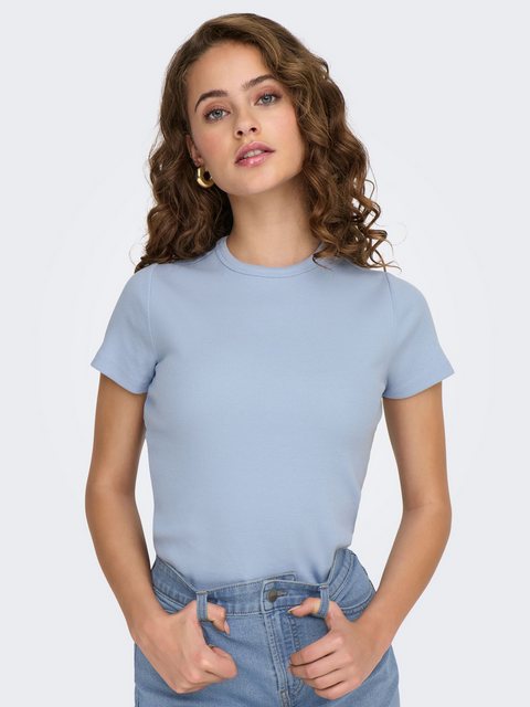 JACQUELINE de YONG T-Shirt Gestreiftes Shirt Top Basic Rundhals Oberteil JD günstig online kaufen