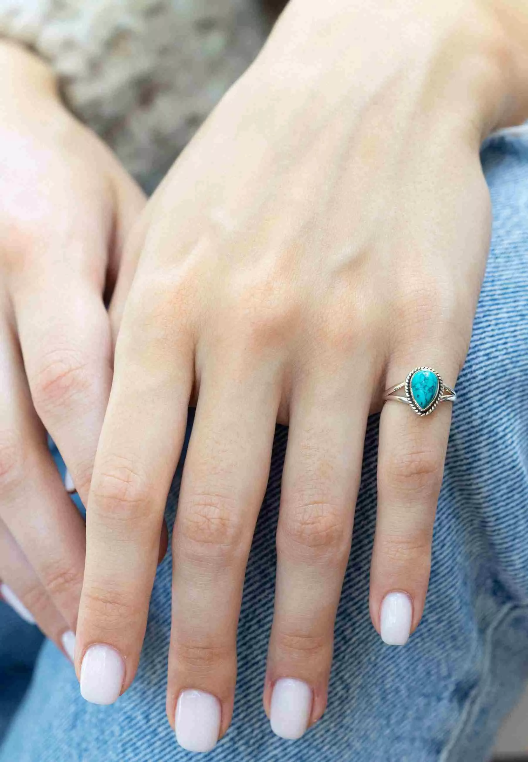 mantraroma Silberring NILA Tropfen aus 925 günstig online kaufen