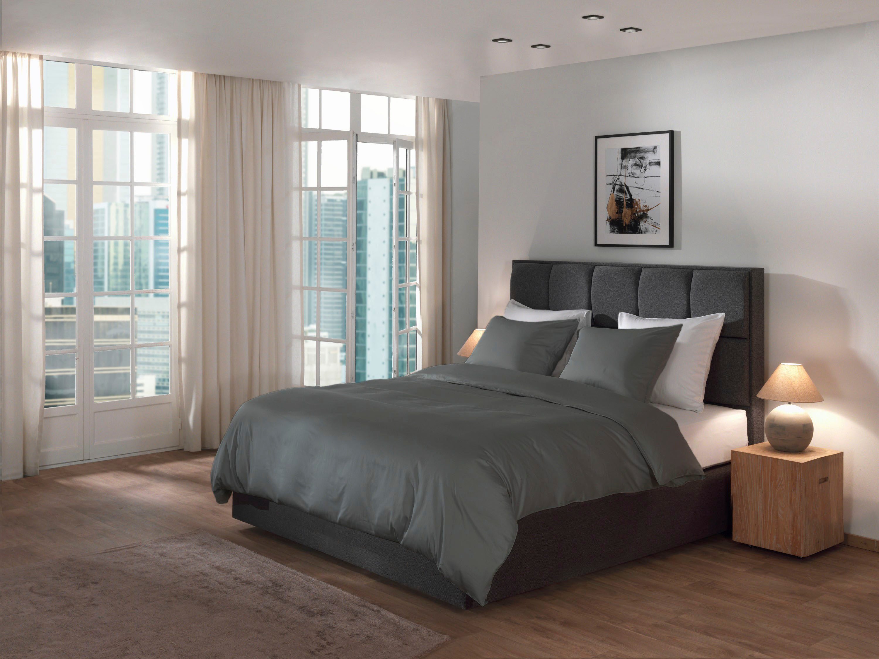 YELLOW Bettwäsche Suite-Dubai, Mako-Satin, 2 teilig, günstig online kaufen