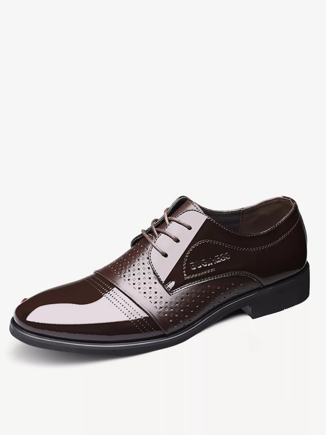 Männer Cap Toe Classic Spitzspitze Schnürung Business Formal Kleid Schuhe günstig online kaufen