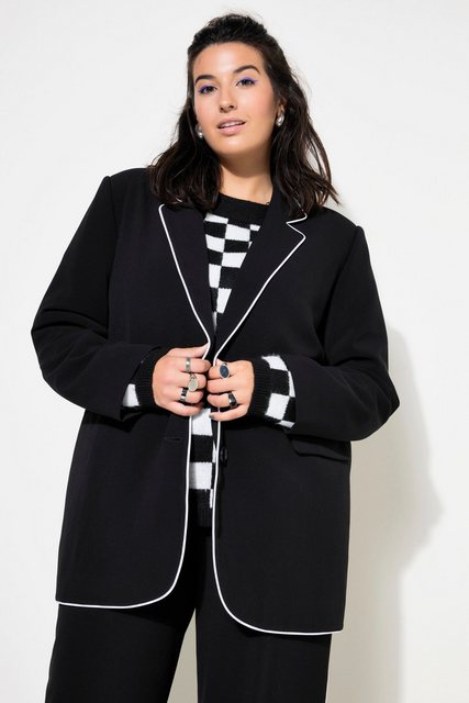 Studio Untold Blusenblazer Blazer Oversize Shape Piping günstig online kaufen