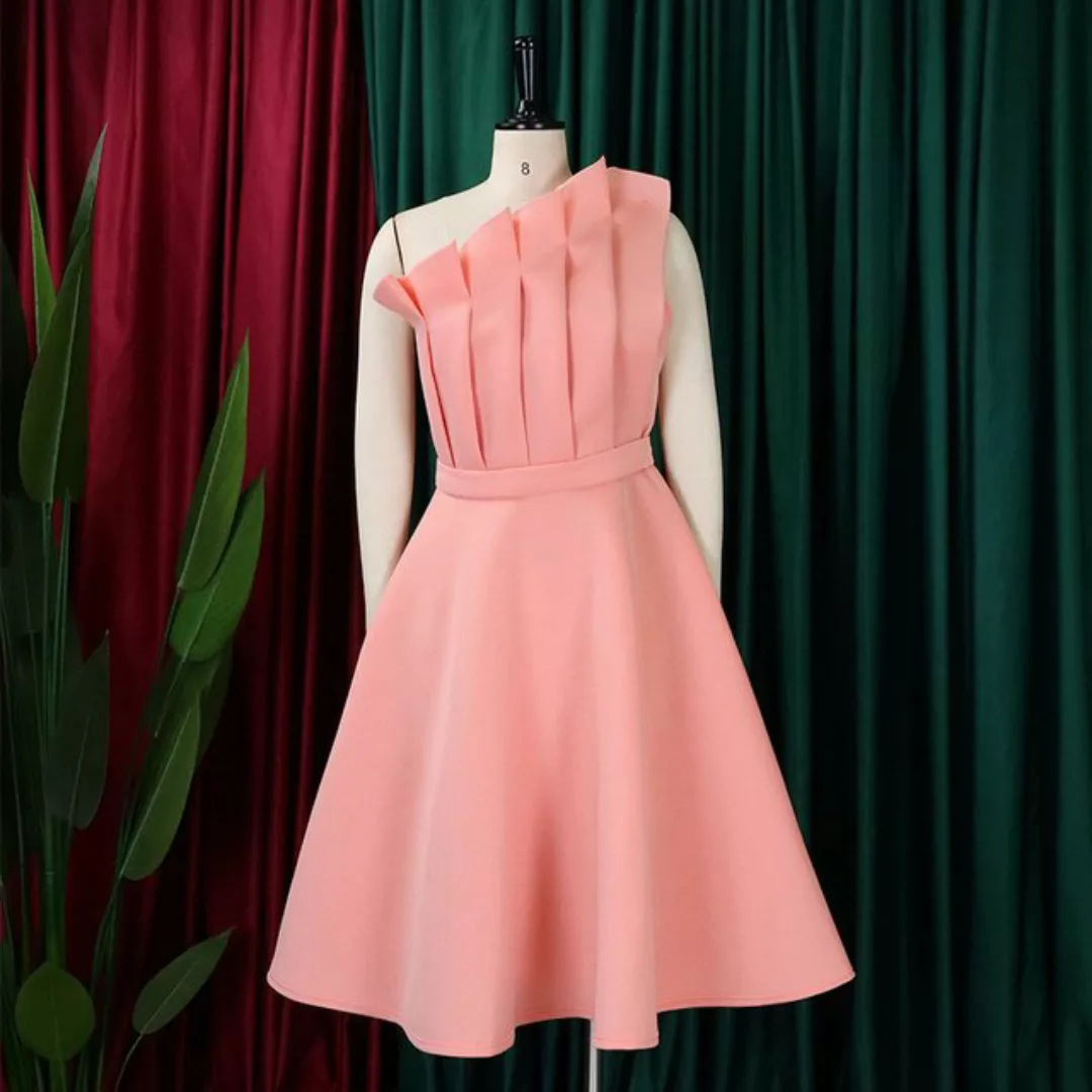 ZWY Dirndl Kleid Partykleid mit schrägem Ausschnitt Feierlich Zart Klassisc günstig online kaufen
