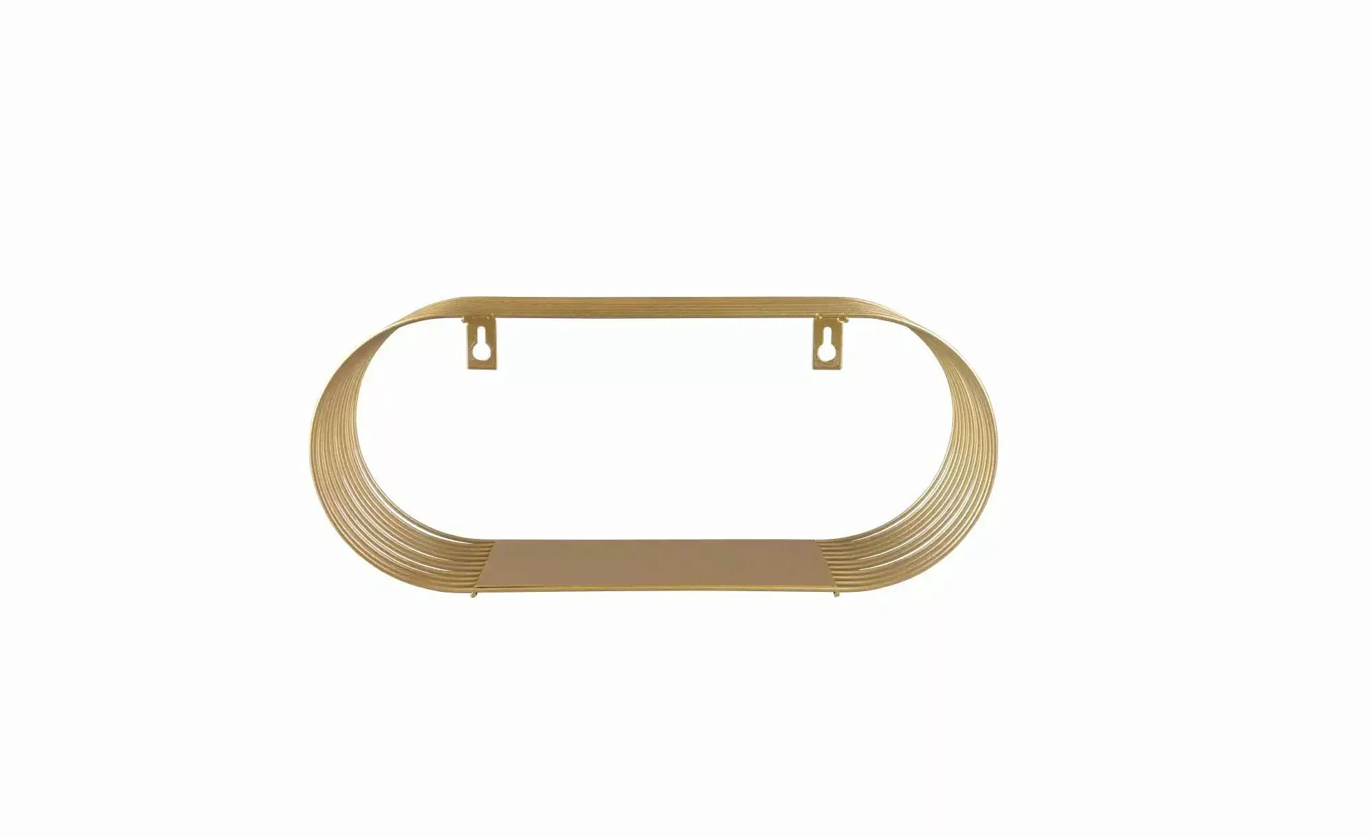 Wandregal 2er-Set  Joyce ¦ gold ¦ Maße (cm): B: 10 H: 18 Regale > Regalsets günstig online kaufen