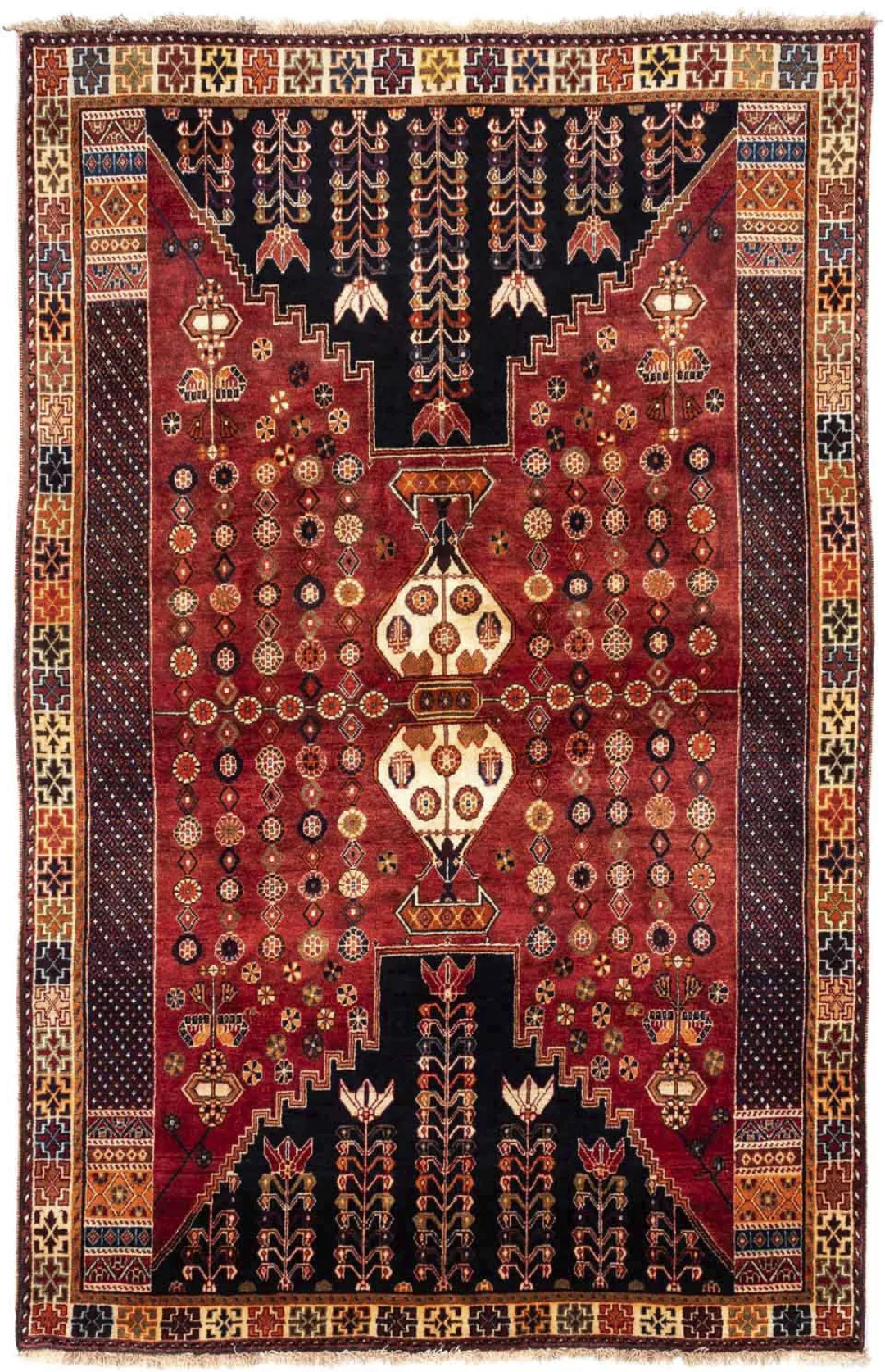 morgenland Wollteppich »Shiraz Medaillon 250 x 155 cm«, rechteckig günstig online kaufen