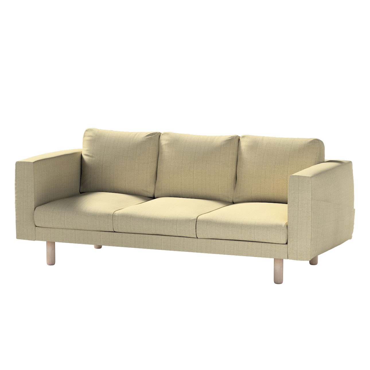 Bezug für Norsborg 3-Sitzer Sofa, beige-creme, Norsborg 3-Sitzer Sofabezug, günstig online kaufen
