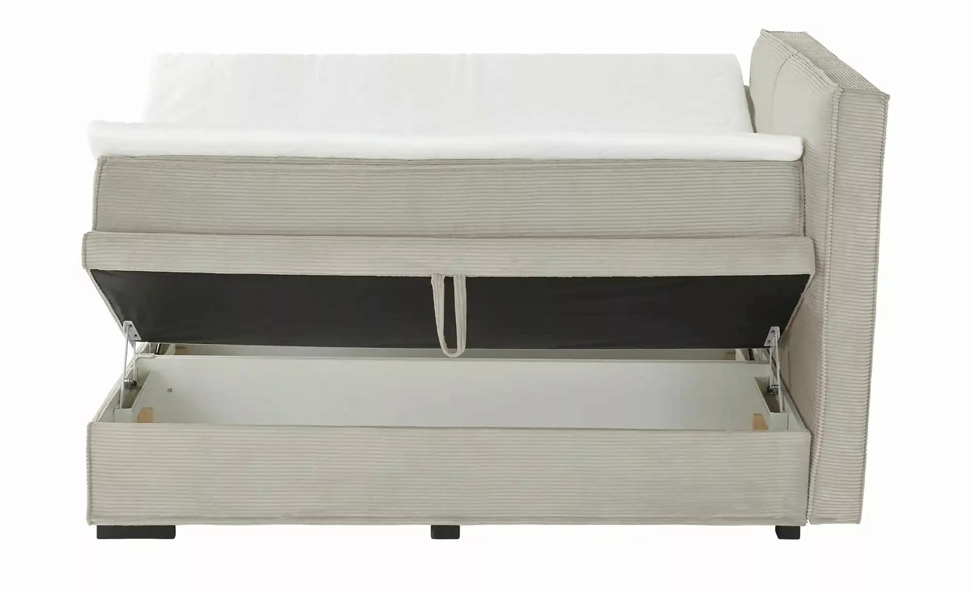 Boxi Boxspringbett mit Bettkasten Boxi Urban ¦ beige ¦ Maße (cm): B: 160 H: günstig online kaufen