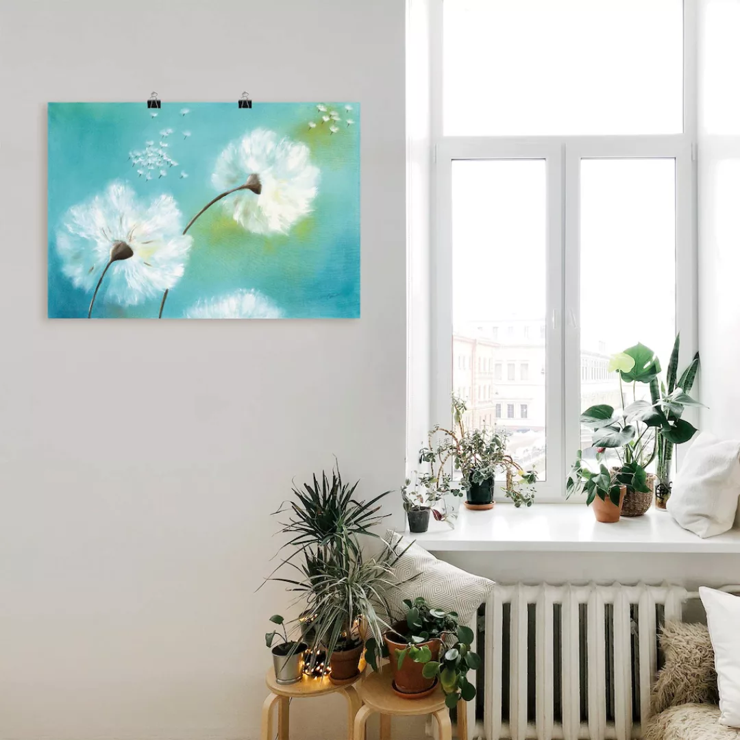 Artland Wandbild "Pusteblumen", Blumen, (1 St.), als Alubild, Outdoorbild, günstig online kaufen