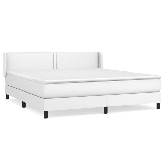 vidaXL Boxspringbett Bett Boxspringbett mit Matratze & Topper Kunstleder ve günstig online kaufen