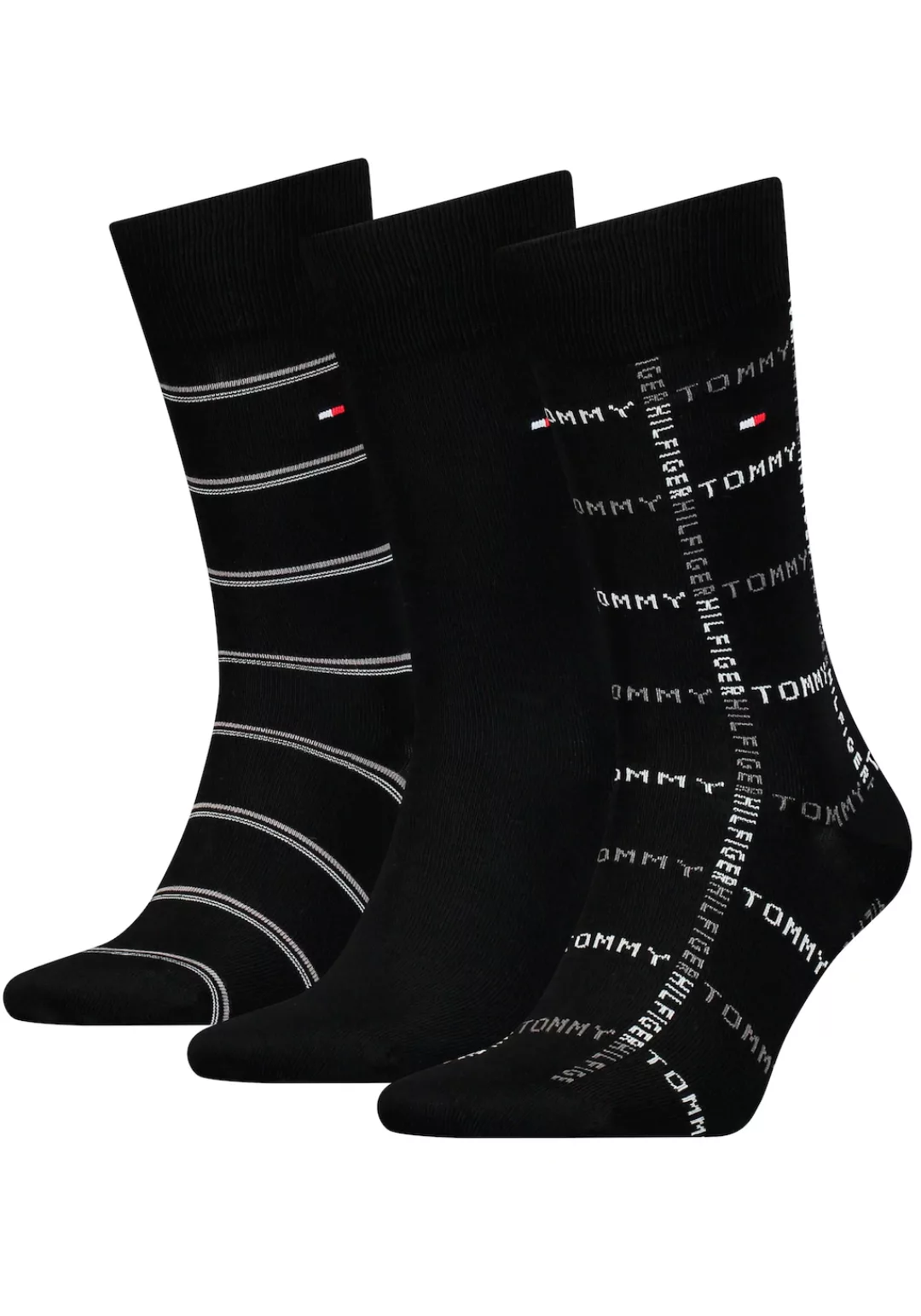 Tommy Hilfiger Socken, (Packung, 3 Paar), mit Logostickerei günstig online kaufen