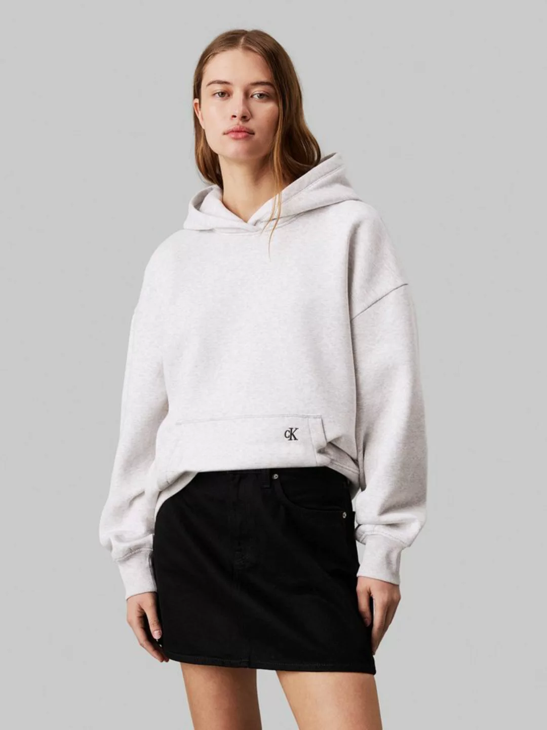 Calvin Klein Jeans Kapuzensweatshirt MIXED LOGO RELAXED HOODIE mit Backprin günstig online kaufen