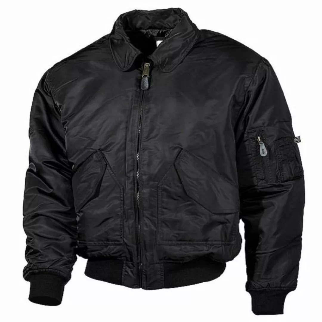 MFH Outdoorjacke US CWU Pilotenjacke, schwarz, große Größen 4XL günstig online kaufen