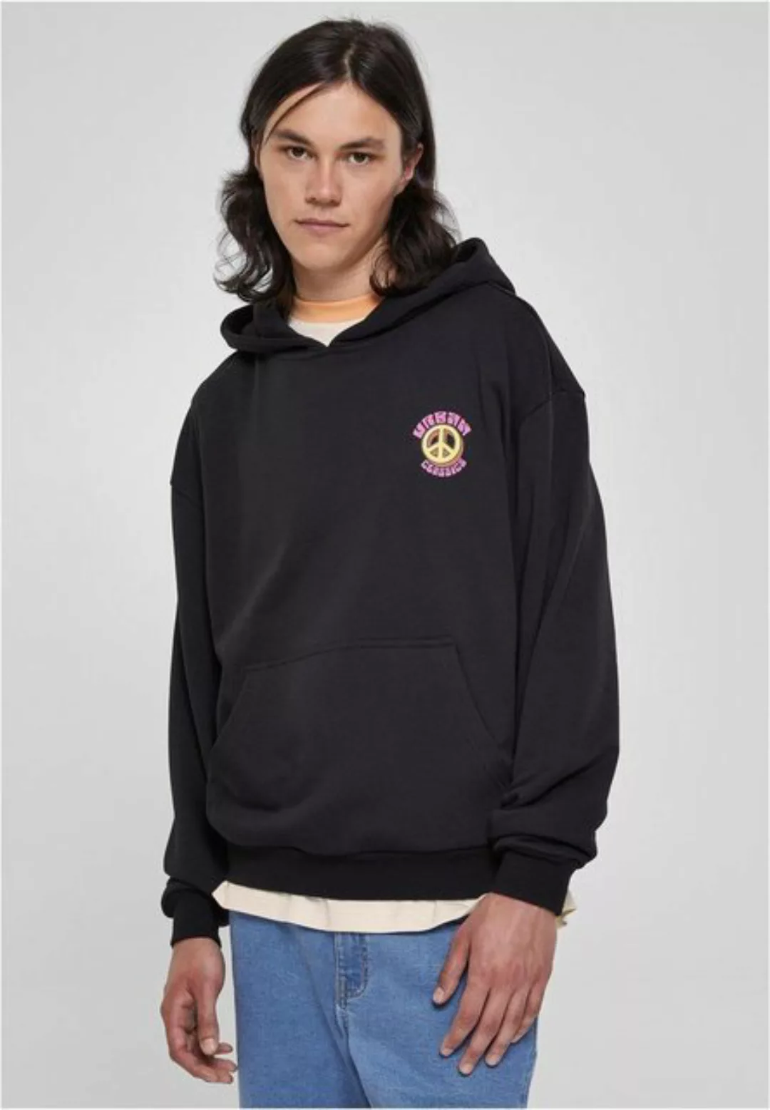 URBAN CLASSICS Sweatshirt Urban Classics Herren Big Peace Hoody (1-tlg) günstig online kaufen